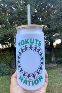 Yokuts Nation Glass Can