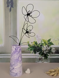Image 3 of Grand vase marbré violet