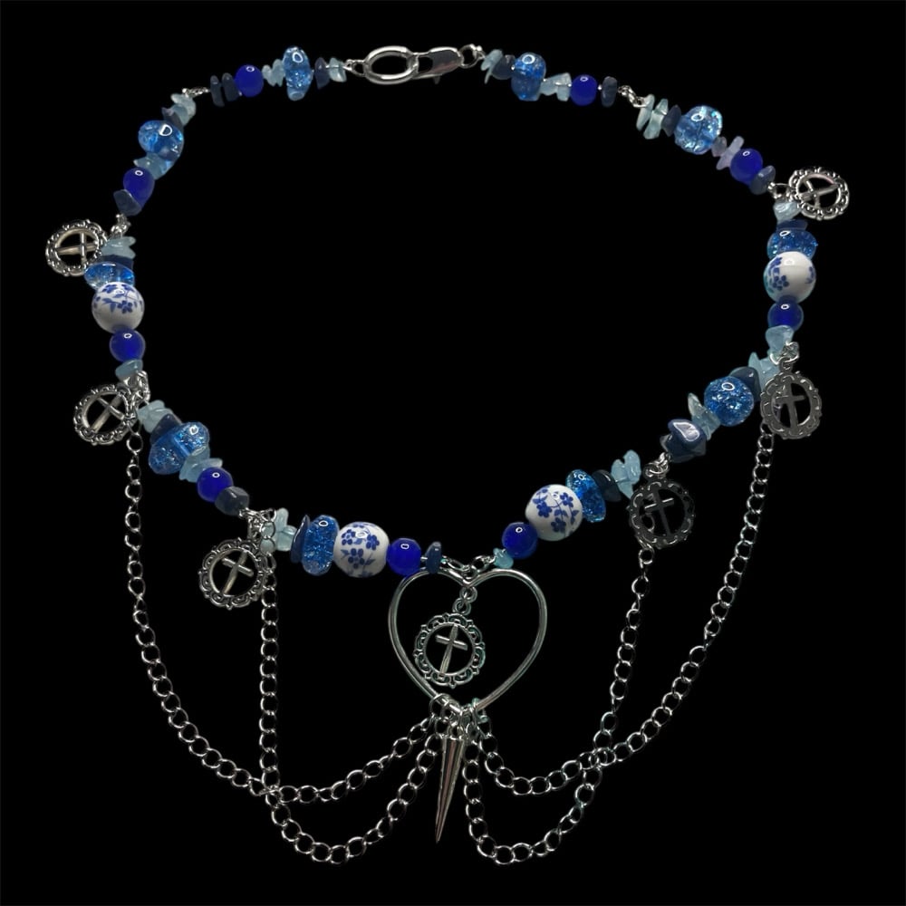 Image of LAYERED BLUE H<3rt