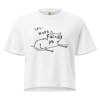 Image 3 of Women’s heavyweight boxy tee LOL nope