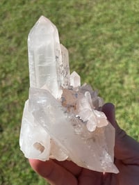 Image 6 of Quartz Crystal Points Cluster With Rainbows #1493
