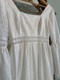 Image 10 of 1970s Eyelet Bell Sleeve