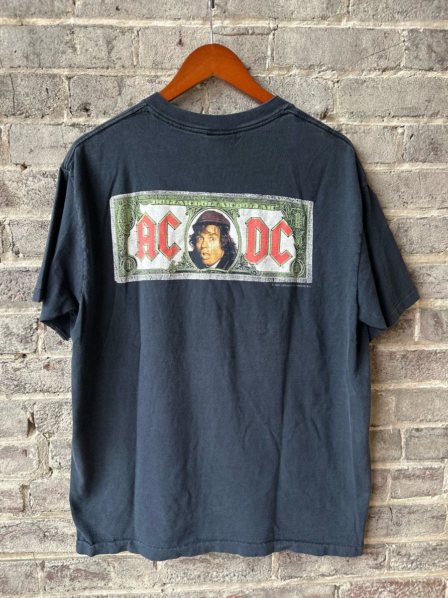 Image of 1991 Vintage “AC/DC - MONEY $ TALKS” Single-Stitched Tee, SIZE: XL