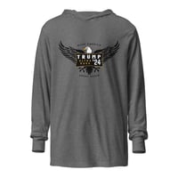 Image 3 of Trump 2024 Ultra MAGA  - Patriotic Eagle - Hooded Long-Sleeve Tee 