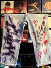 Fraud themed jeans 