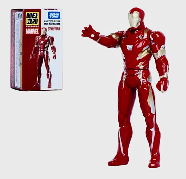 Marvel Iron Man Civil War Limited Edition Metal Figure Takara Tomy Vaulted 🇺🇸 Image 2