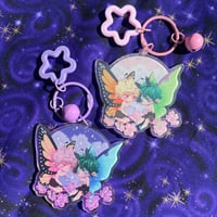 Image 1 of Cherry Fae BakuDeku Keychains