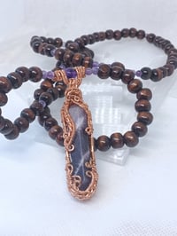 Image 1 of Amethyst Crown Chakra Necklace