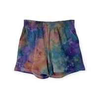 Image 3 of M 100% Cotton French Terry Sweatsuit Set in Autumn Spiral Ice Dye