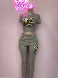 Image 1 of Hardy brown- pants set