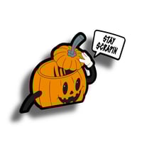Stay pumpkin decal