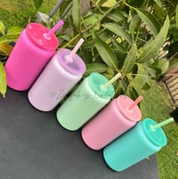 Image 2 of 16oz Stainless Steel Macaroon Sublimation Can 