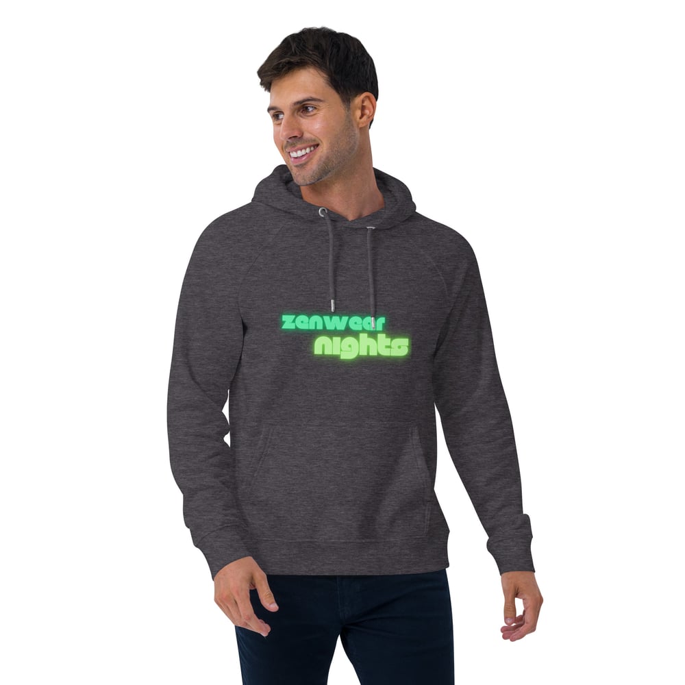 ZEN EXP - “ZENWEAR NIGHTS” Unisex eco raglan hoodie