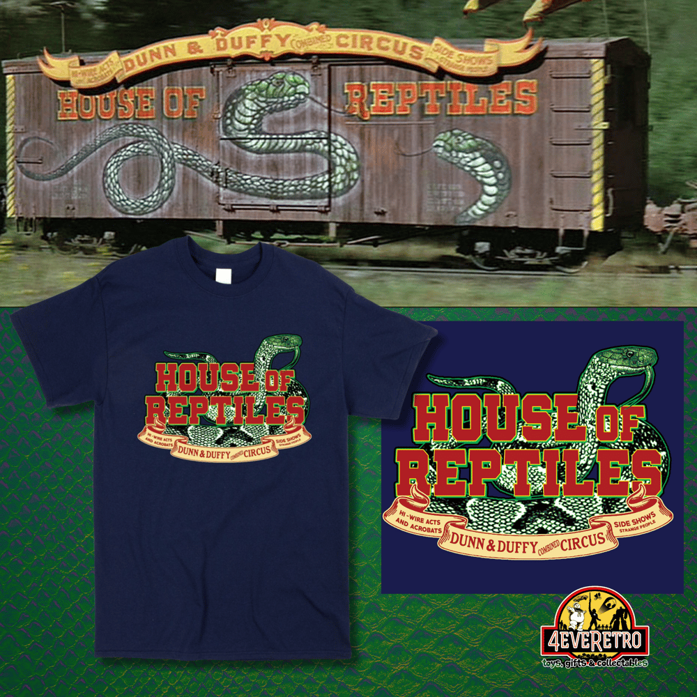Image of House of Reptiles Indiana Jones Inspired T Shirt
