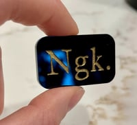 Image 2 of “Ngk” Acrylic Pin