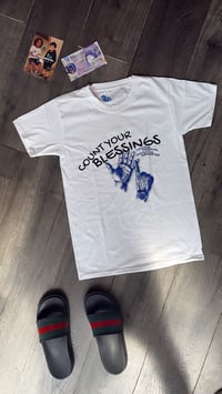 Image 2 of COUNT YOUR BLESSINGS- T SHIRT White