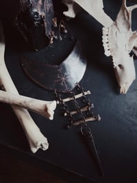 Image 1 of Runes & bones statement necklace 