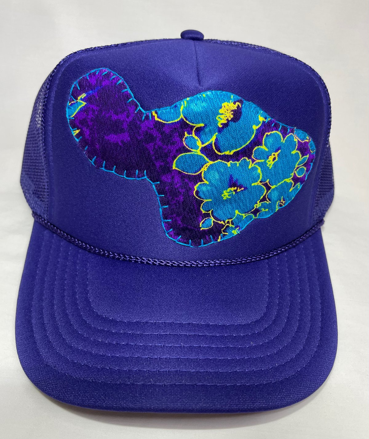 Image of Maui fabric trucker #VM 8