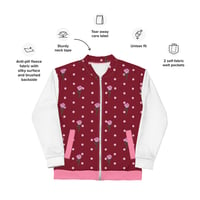 Image 1 of Flower Love Unisex Bomber Jacket