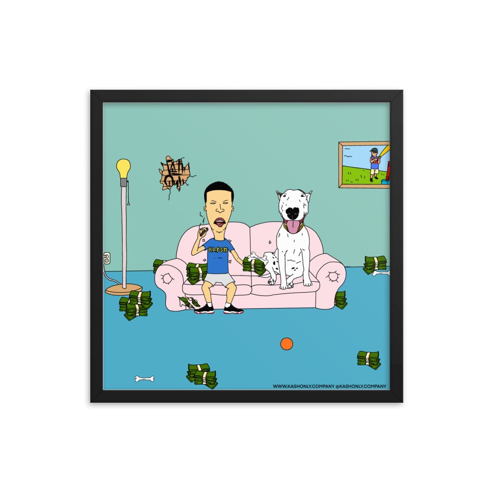 Image of BAUSO & BUDZ-DANK MATTE PAPER FRAMED POSTER SML