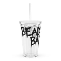Image 3 of Beadwork Baddie Clear plastic tumbler