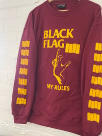 Image 5 of BF My Rules Burgundy Sweater Size XL