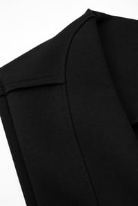 Image 3 of FAULTLINE / Structured - Zip up hoodie [ black ]