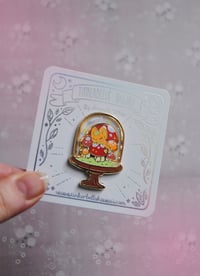 Image 12 of Skellekat and Pumpkat terrarium pins