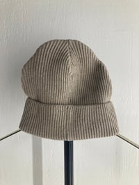 Image 3 of HANDSHAKE FISHERMAN BEANIE HEATHER SAND