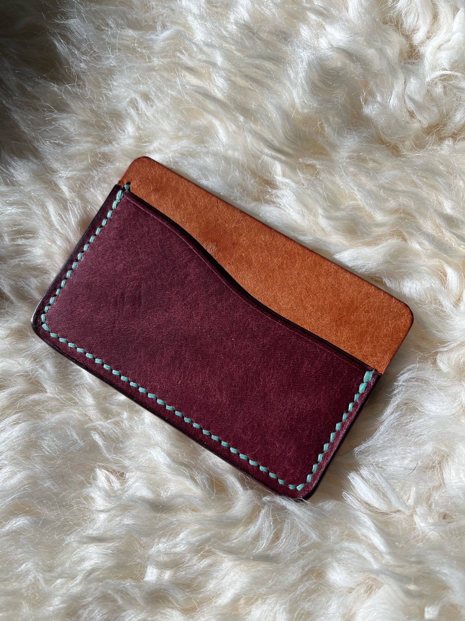Image of Bordeaux/Olmo Pueblo Horizontal Cardholder 