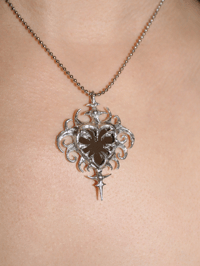 Image 3 of Mirror Heart #1 - Necklace