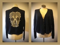 Image 3 of Fatal Beauty Series: UPcycled Peek-a-Boo skully cardi’s