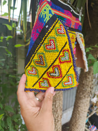 Image 4 of Tribal Boho belt three patches with hearts so cute