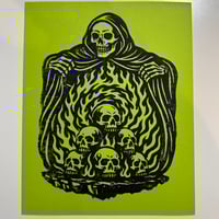 Image 6 of Grim Reaper Portal Linocut Prints