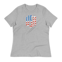 Image 4 of USA - Women's Relaxed T-Shirt from PatriotsCo.com