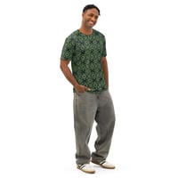 Image 1 of Black and green flower