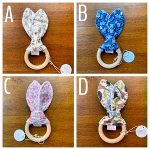 Image of Liberty Print Bunny Teether