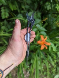 Image 2 of Forged Calla Lily Hairstick