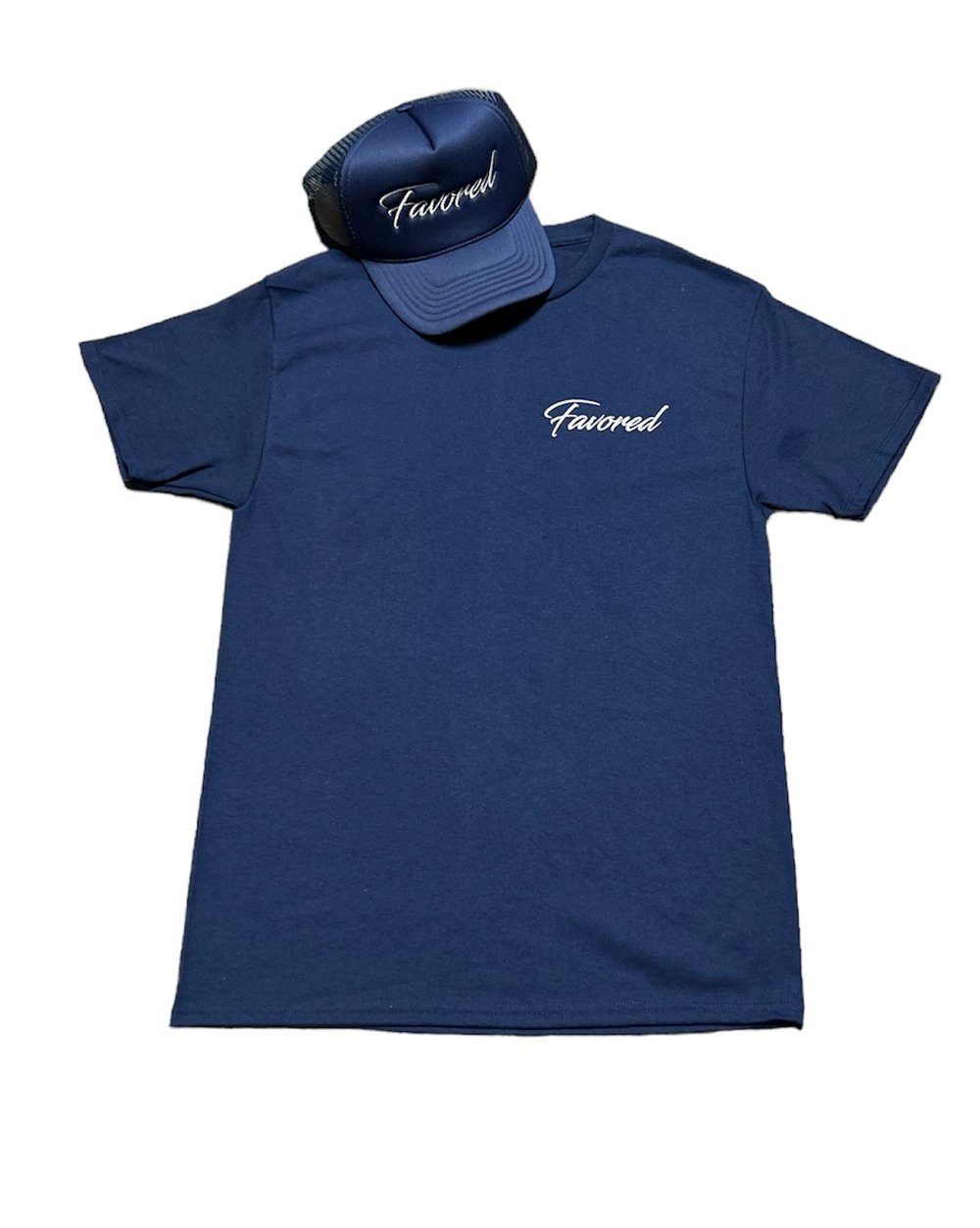 Image of FAVORED Navy Classic Tshirt