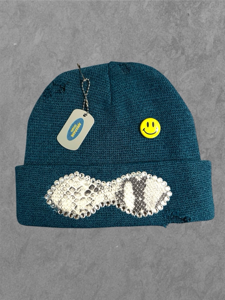 Snake skin beanie