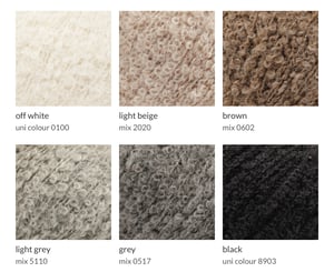 Image of Boucle Pixie Bonnet with Pom + Wrap option