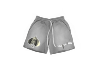 HK Acid Wash Shorts - Grey