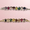 Rainbow Teardrop Slide Bracelet 