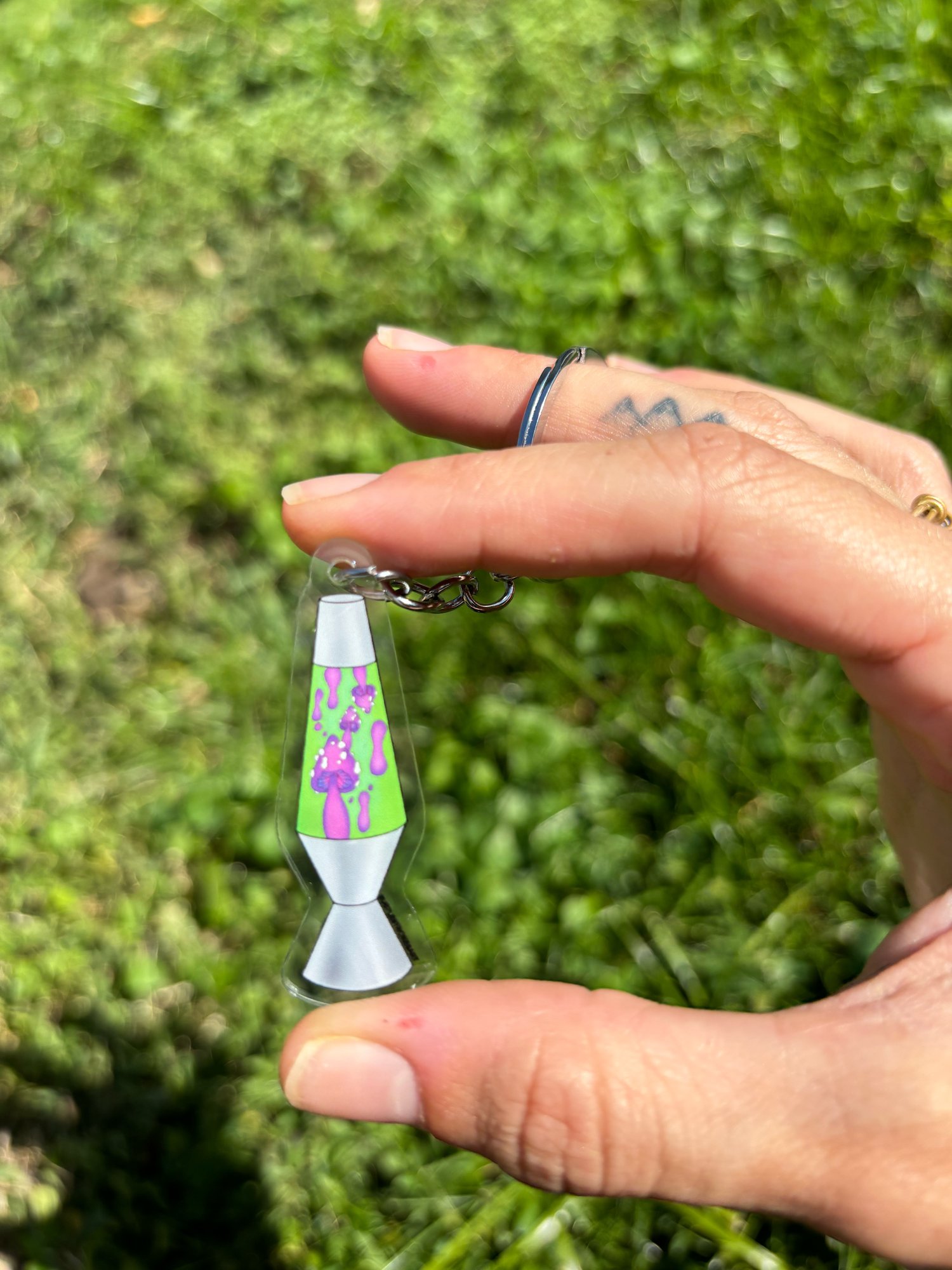 Image of Lava lamp keychain