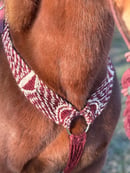 Image 3 of Burgundy Mohair Pulling Collar