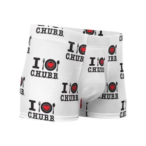Image of I Love C.H.U.B.B. - Boxer Briefs (White)