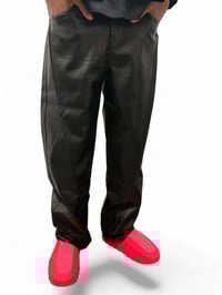 Image 3 of Baggy Leather Pant 2 
