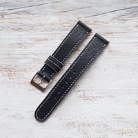 Image 1 of 40's Style Wild Pigskin In Black