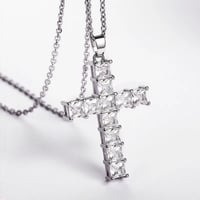 Image 2 of Cross my heart necklace 