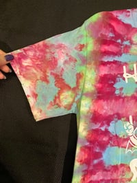 Image 2 of SMALL Hail Satan Tie Dye Shirt